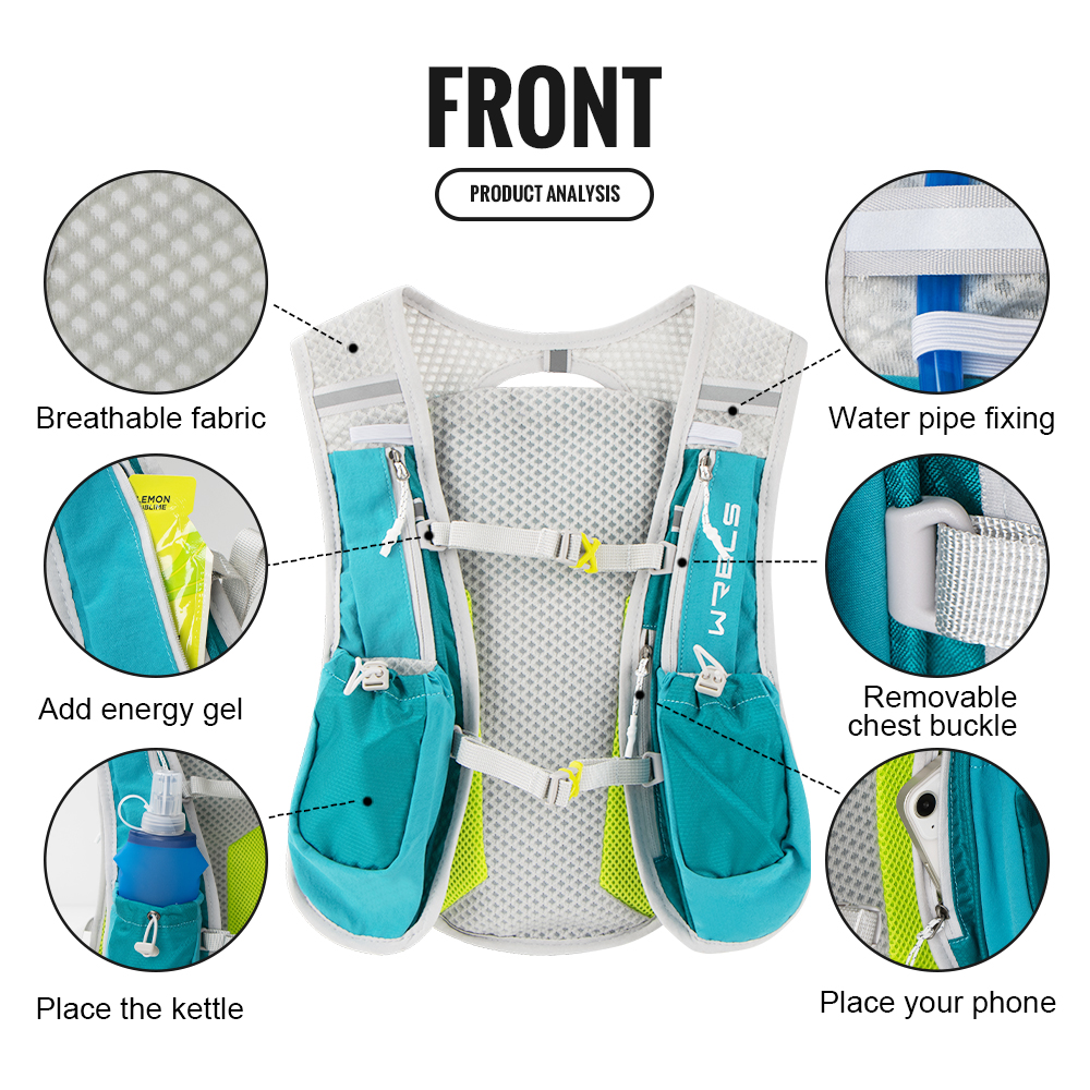 WRELS Lightweight Cycling Run  - Trail Running Vest avis et prix