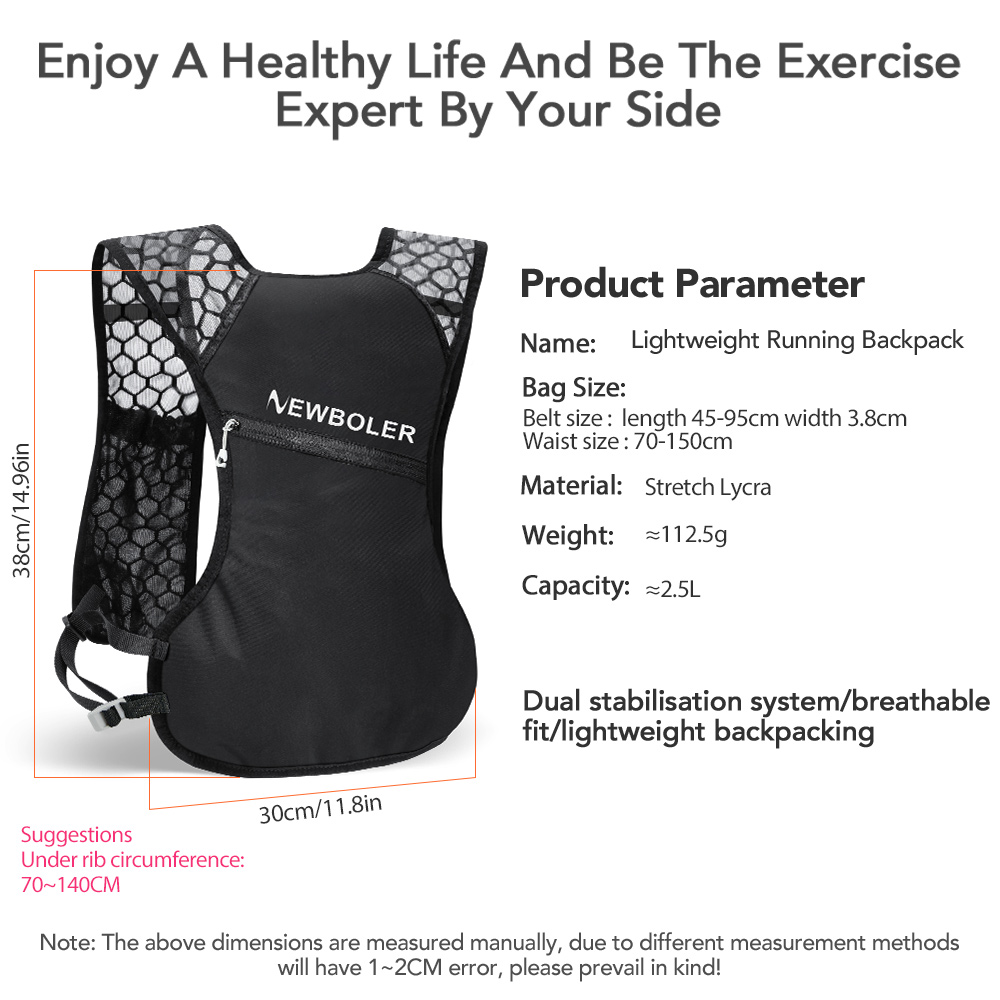 NEWBOLER Outdoor Trail Running - Trail Running Vest avis et prix