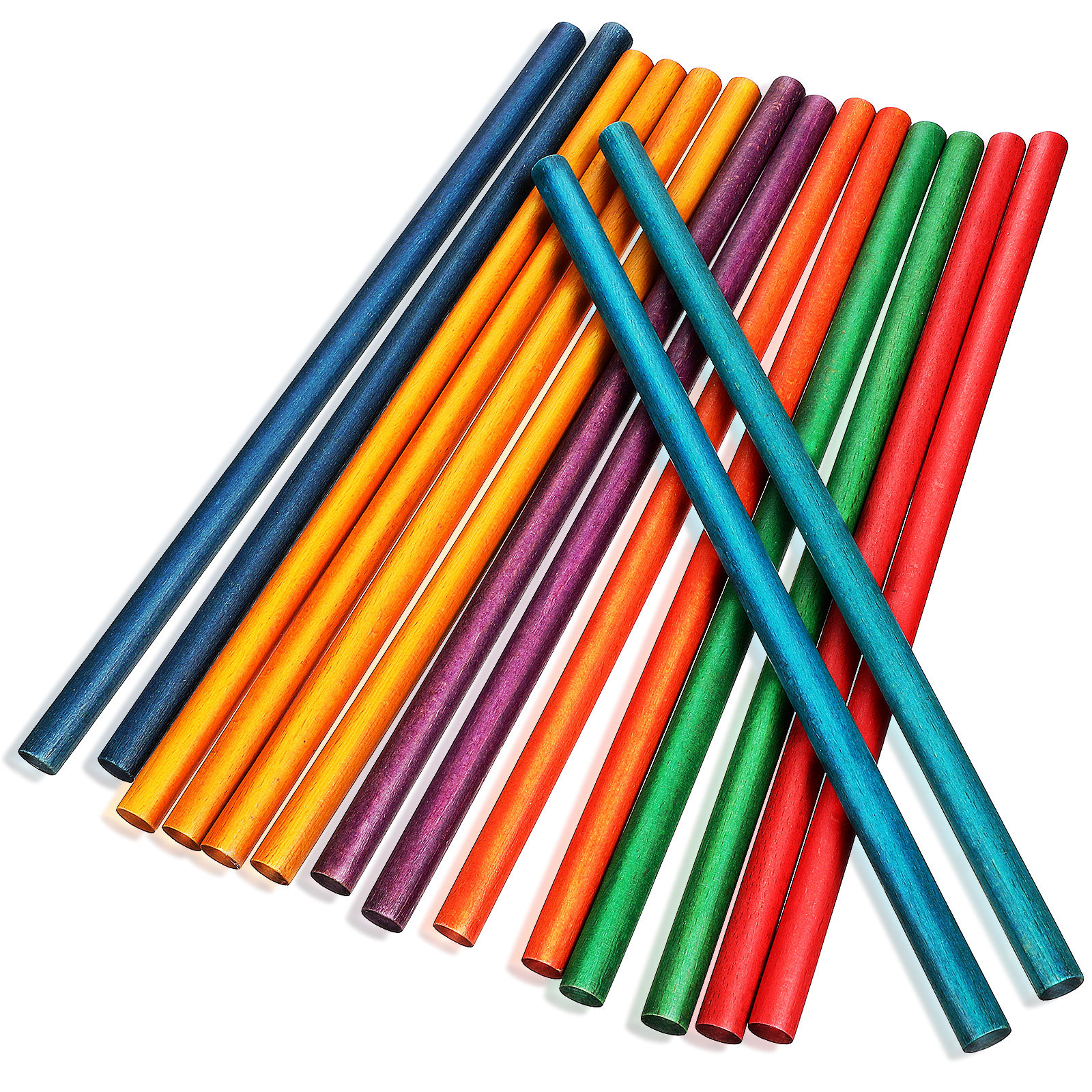 16Pcs Wooden Rhythm Sticks Col - Outdoor Sport Bar avis et prix