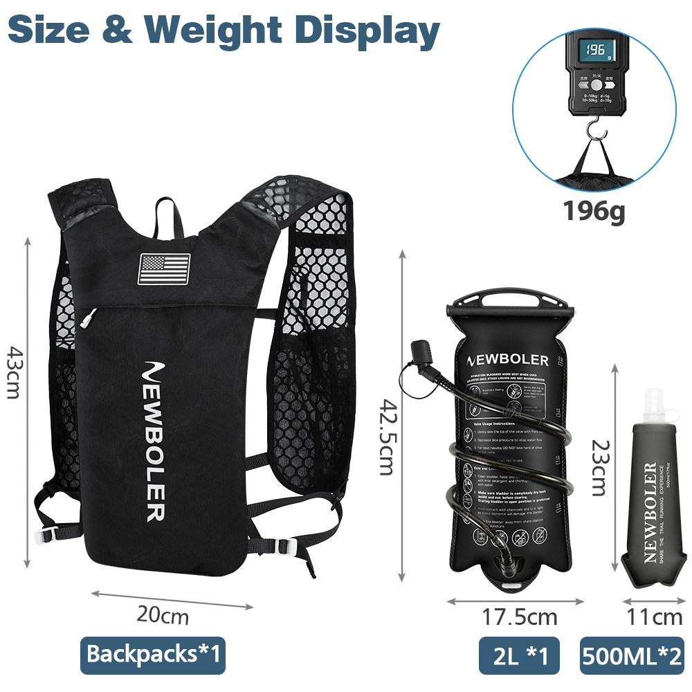 NEWBOLER Breathable Hydration  - Trail Running Vest avis et prix