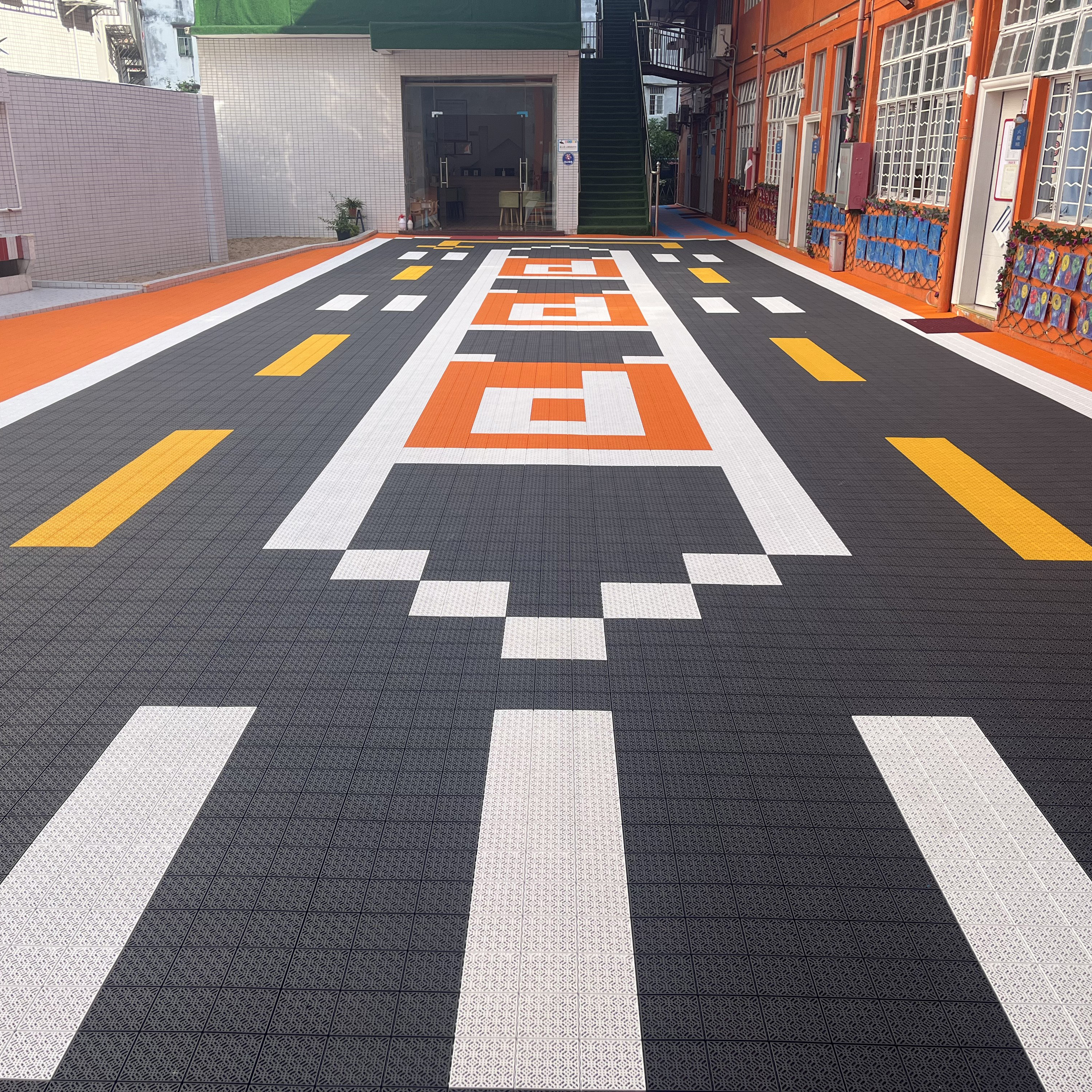 PP Plastic Custom Logo Outdoor - Outdoor Sport Court Tiles avis et prix