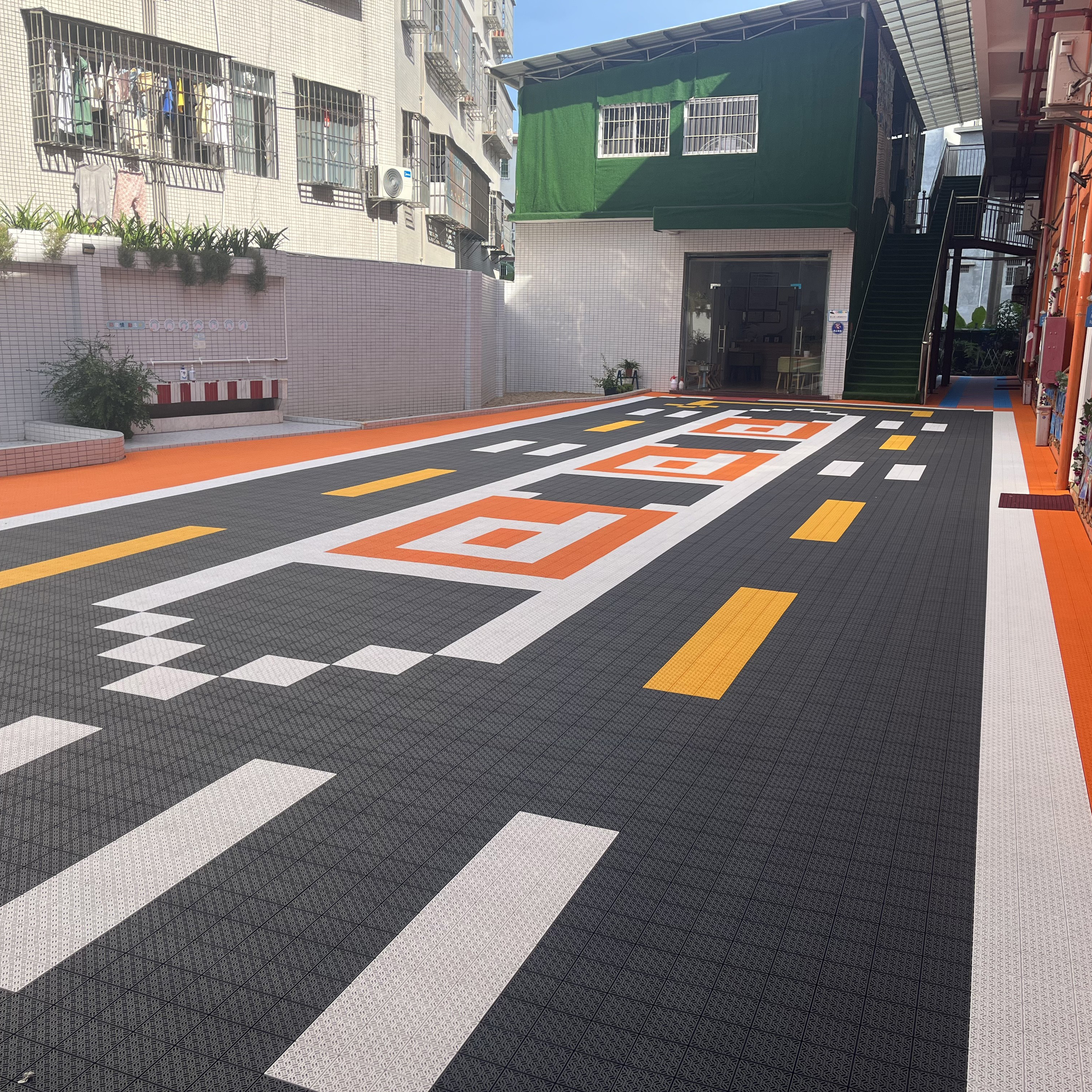 PP Plastic Custom Logo Outdoor - Outdoor Sport Court Tiles avis et prix