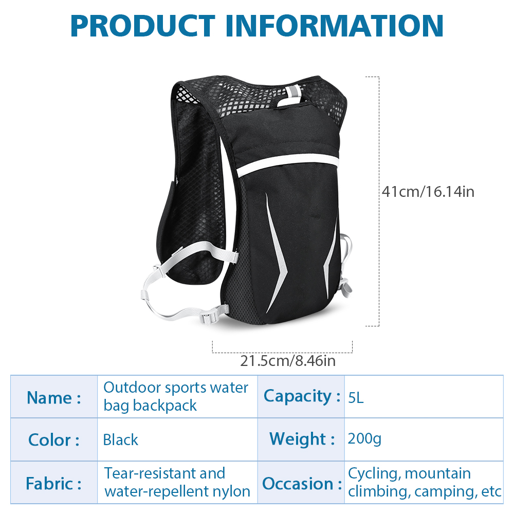 Outdoor Trail Running Backpack - Trail Running Vest avis et prix
