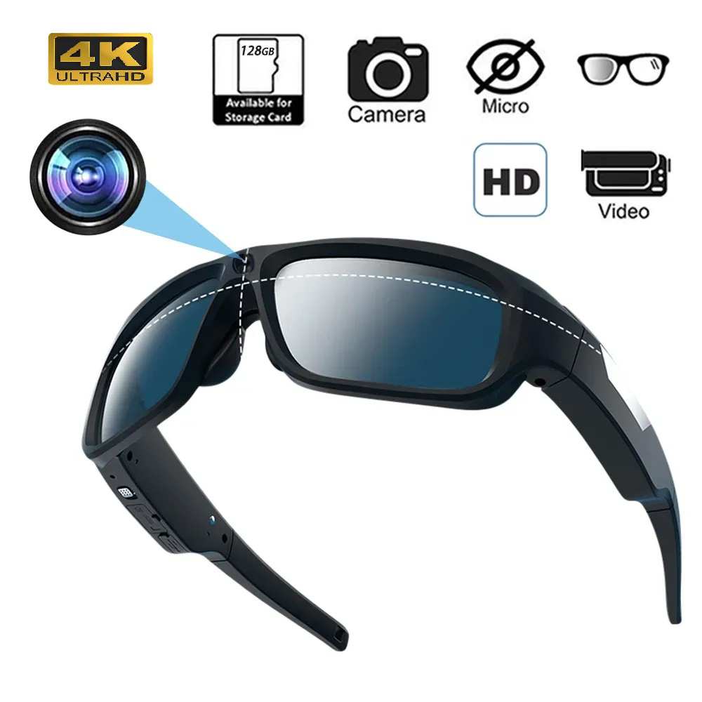 4K HD Smart Glasses Camera Min - Outdoor Sport Gear avis et prix