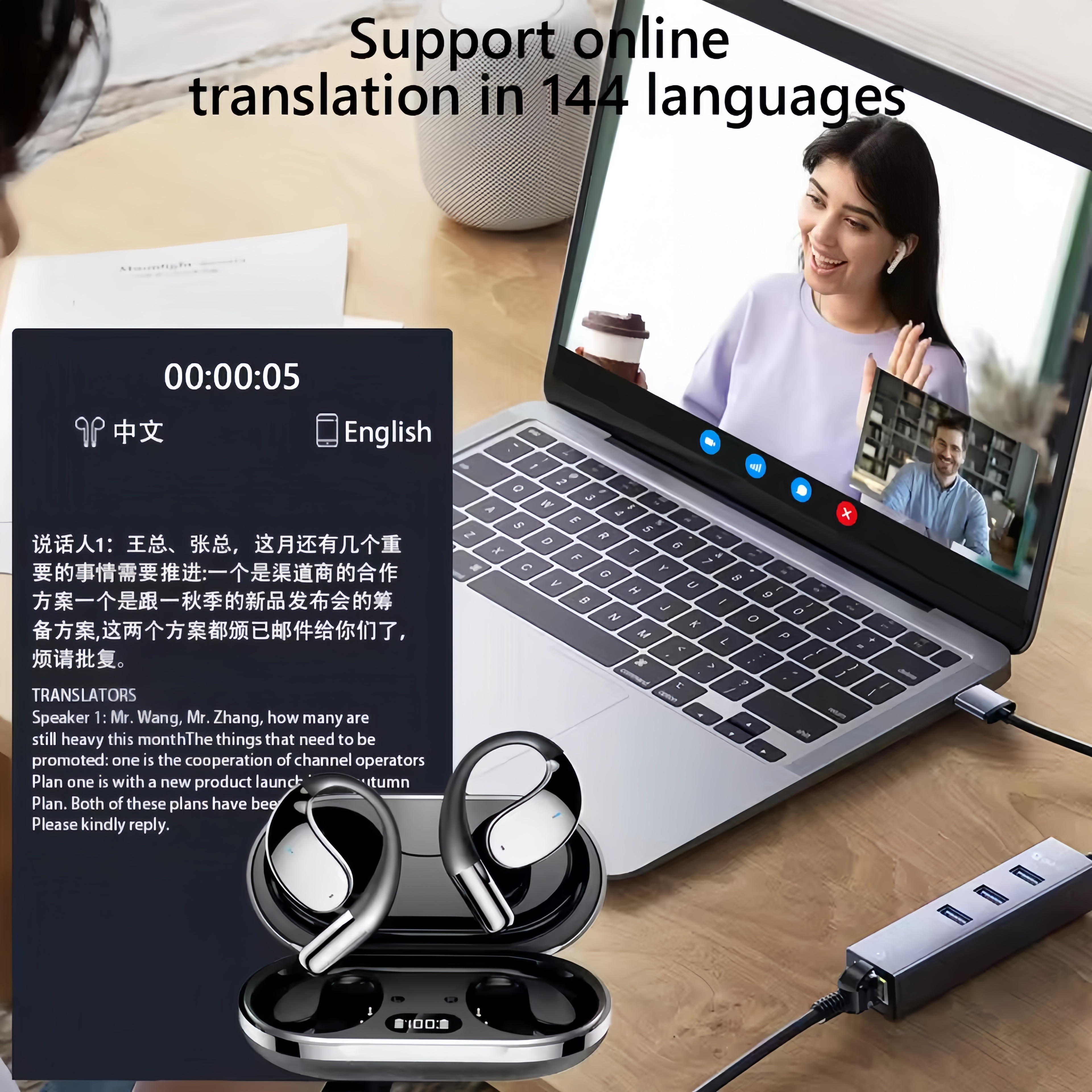 2026 New AI Translation Earbud - Outdoor Sport Bar avis et prix