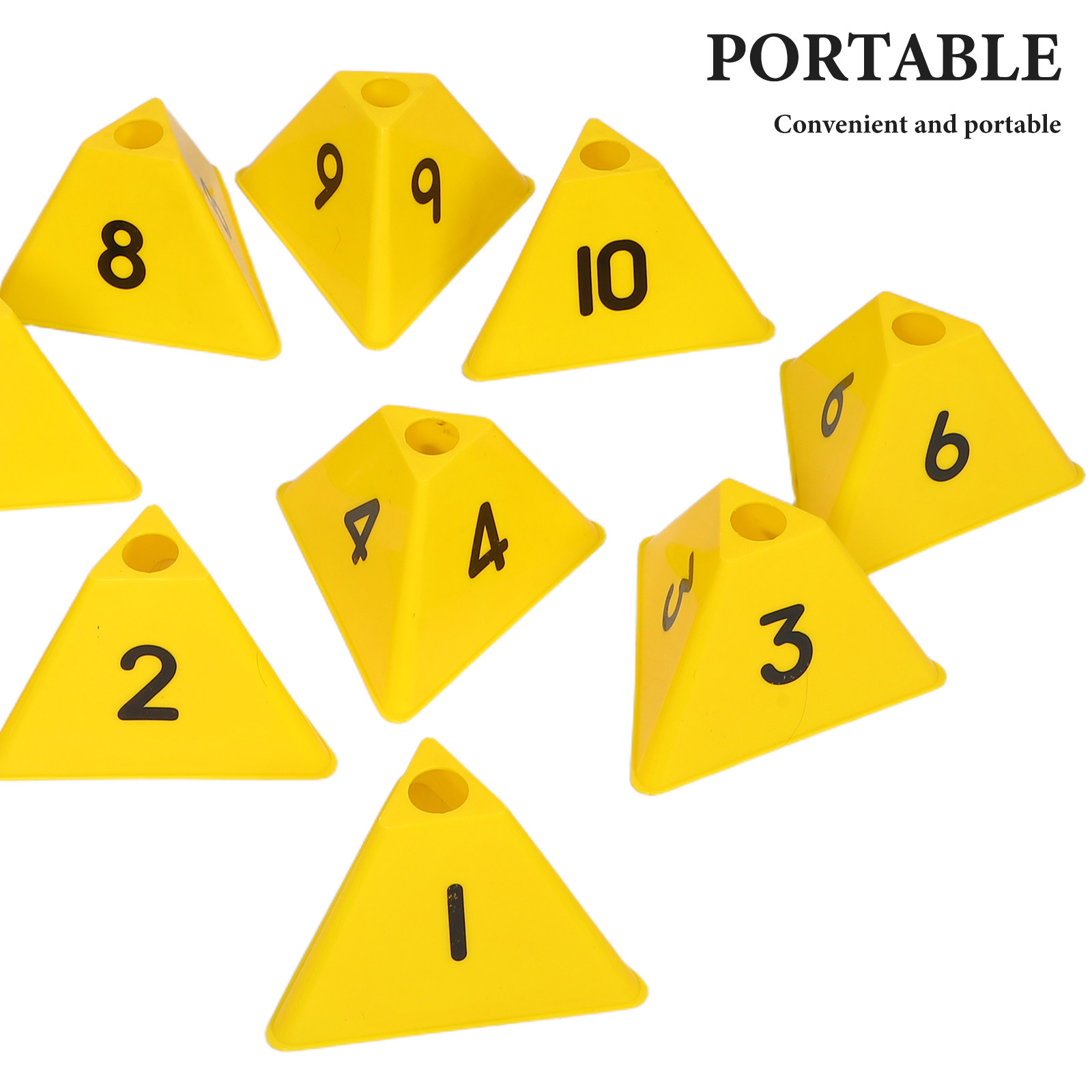 10Pcs Football Training Marker - Outdoor Sport Gear avis et prix